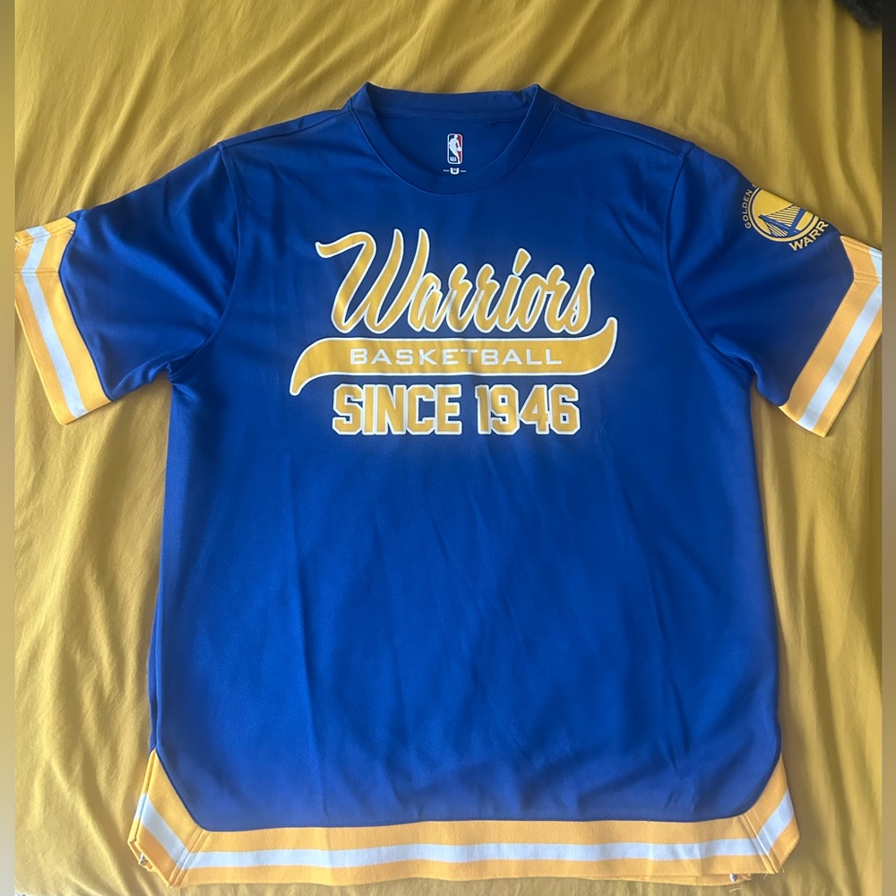Golden State Warriors Baseball Jersey Size XL, NEVER WORN!